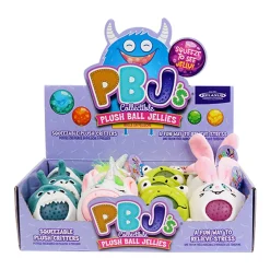 PBJ Collectible Plush Ball Jellies Displayer of 12