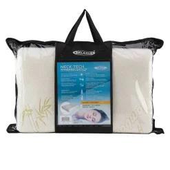 Premium High Density Neck Tech Pillow with Bamboo Cover