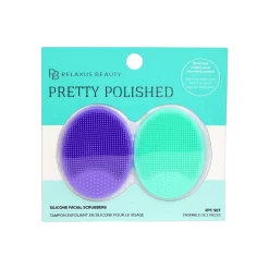 Pretty Polished Silicone Facial Scrubber (Set of 2)