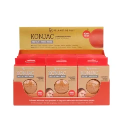 Red Clay Konjac Cleansing Sponge