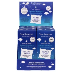Relax & Sleep Shower Steamers 6 Piece Gift Set (6 x 30 g)
