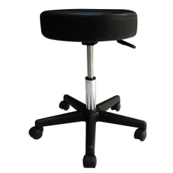 Relaxus Black Pneumatic Rolling Massage Stool
