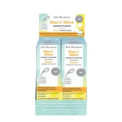 Rise 'N Shine Shower Steamers (3-Piece Set) Displayer of 12