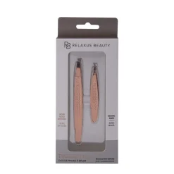 Rose Gold Tweezer Duo