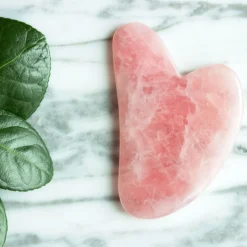 Rose Quartz Facial Roller & Gua Sha Set