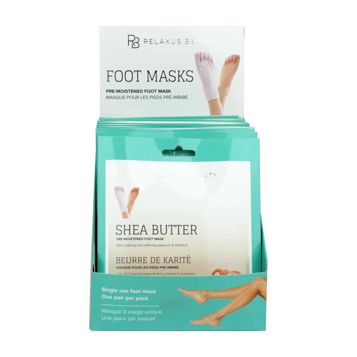 Shea Butter Foot Mask - Displayer of 12