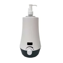 Single Bottle Electric Massage Oil Warmer + FREE 1 x 8 oz Empty Bottle