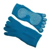 Sky Blue Yoga Toe Socks (Anti-Slip)