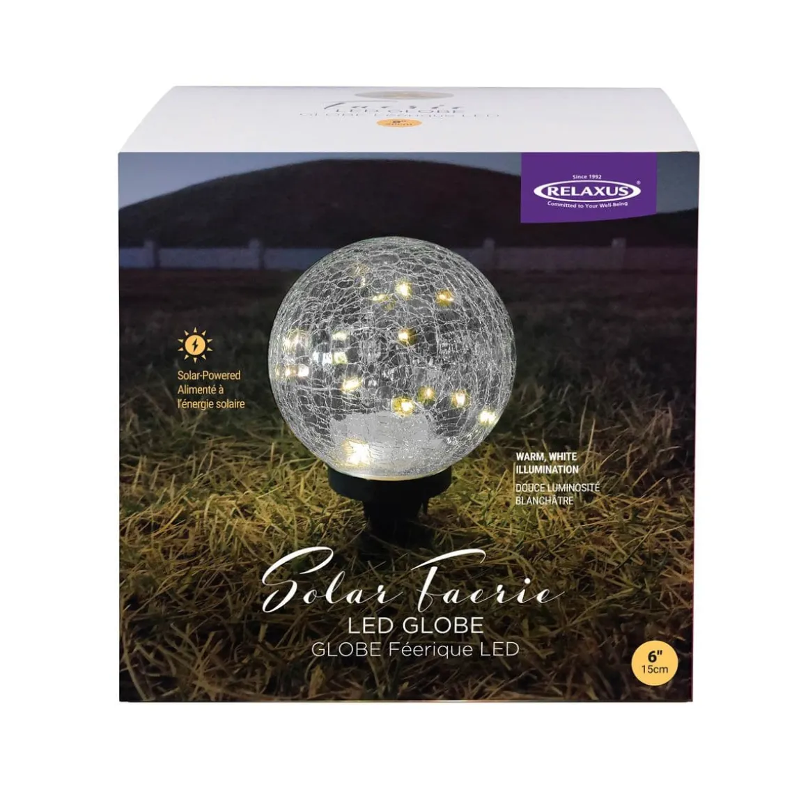 Solar Faerie LED Globe (15 cm)