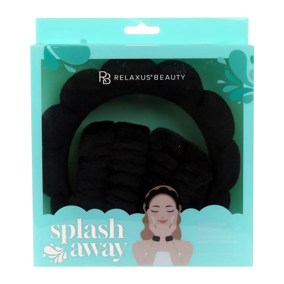 Spa Headband and Wristband Set for Women