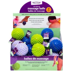 Spiky Massage Balls Displayers of 12