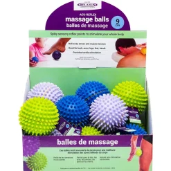 Spiky Massage Balls Displayers of 12