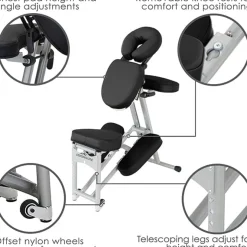 Stronglite Ergo Pro II Portable Massage Chair Package