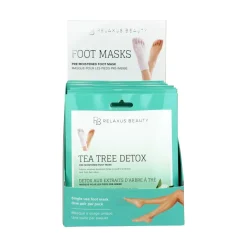 Tea Tree Foot Mask - Displayer of 12