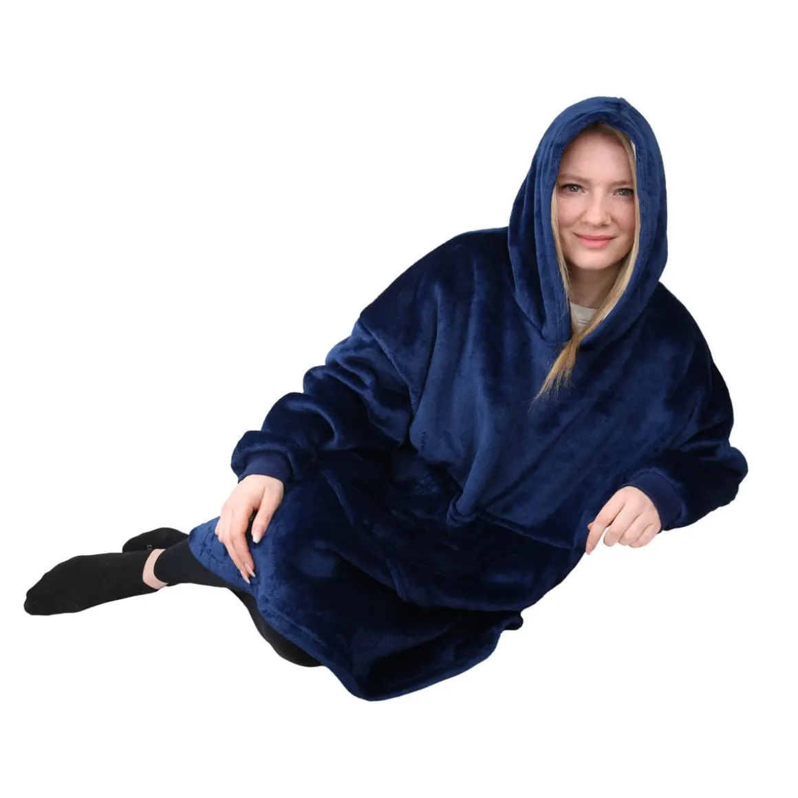 The Blankie" Sherpa Hoodie Blanket