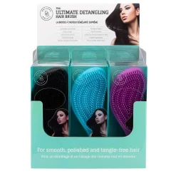 The Ultimate Detangling Hair Brush Displayer of 12