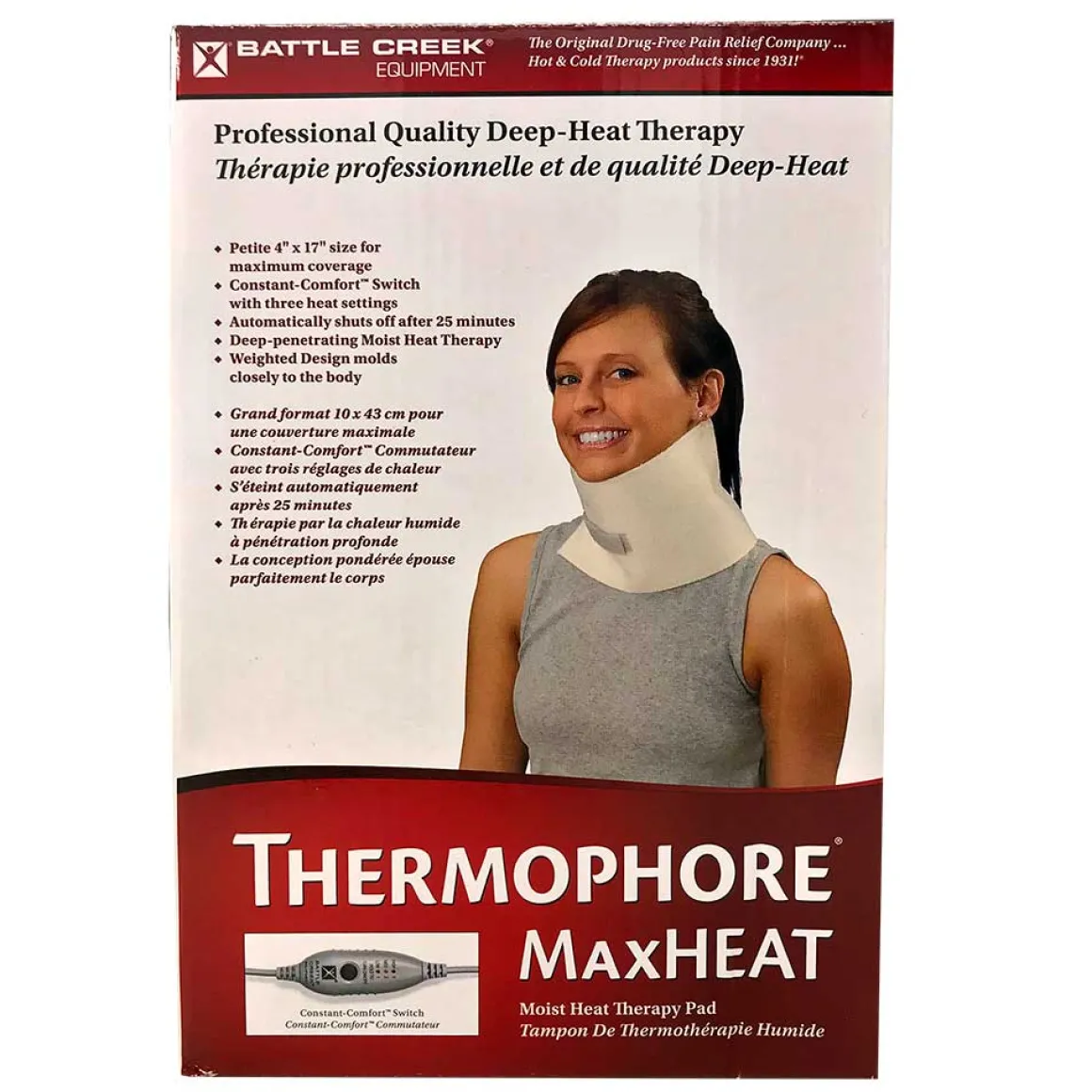 Thermophore MaxHeat Moist Heating Pad 4" x 17"