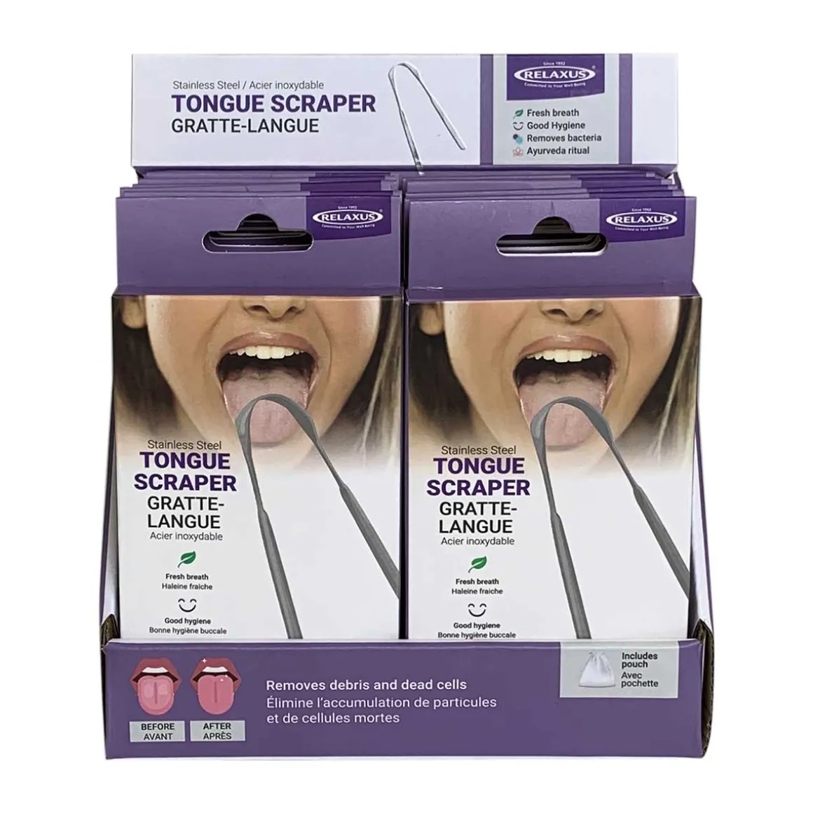 Tongue Scraper Displayer of 12