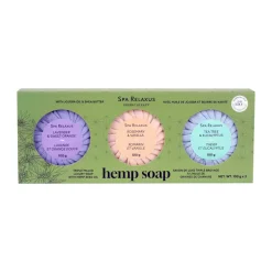 Triple Milled Hemp Soap 3-Piece Gift Set