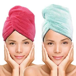 Twist & Dry Quick Dry Hair Towel 2-Pack