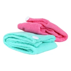 Twist & Dry Quick Dry Hair Towel 2-Pack