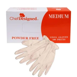 Vinyl Powder Free Disposable Gloves (100 Pieces)