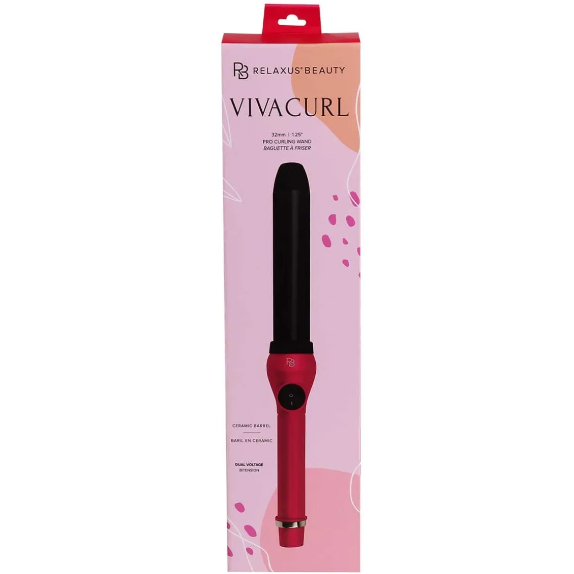 Viva Curl Pro Clipless Curling Wand (32mm Barrel)