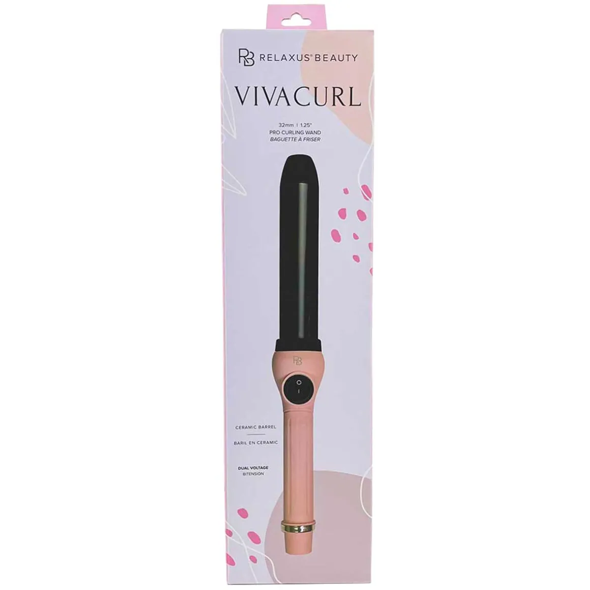 Viva Curl Pro Clipless Curling Wand (32mm Barrel)