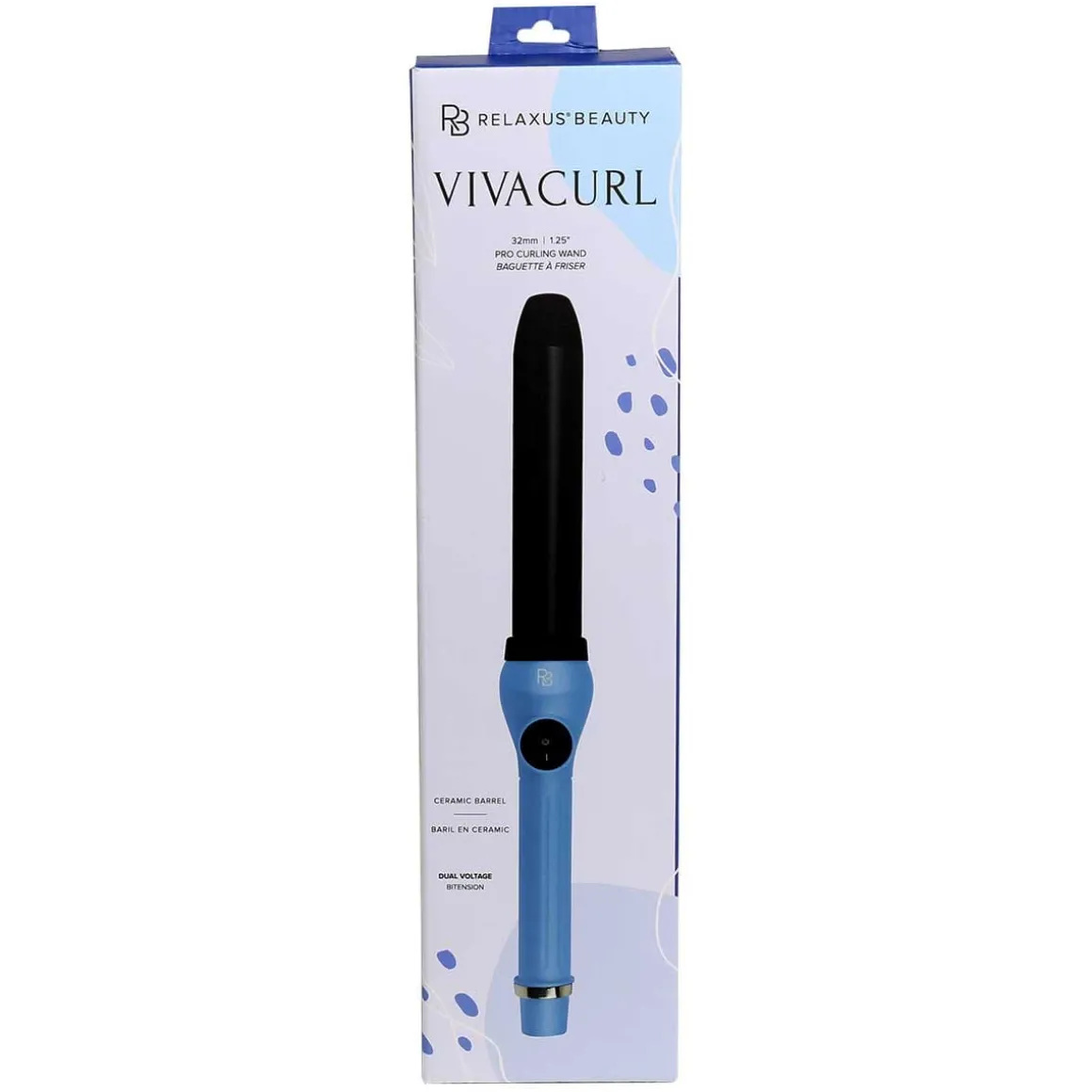 Viva Curl Pro Clipless Curling Wand (32mm Barrel)