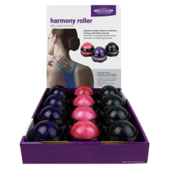 Wellness Edition Harmony Handheld Massage Rollers Displayer of 12