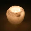 White Himalayan Salt Tea Light Holder