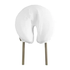 White Microfiber Fitted Face Cradle Covers