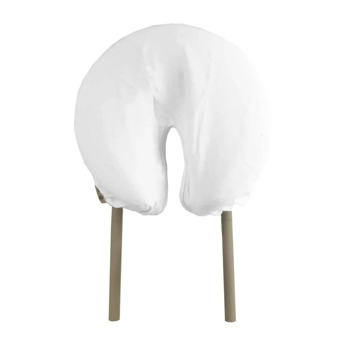 White Microfiber Fitted Face Cradle Covers