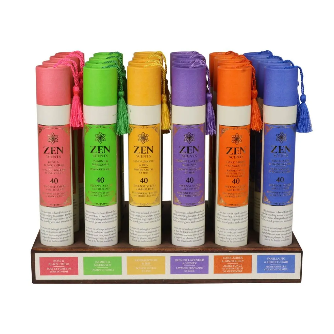 Zen Scents Incense Sticks Displayer of 24